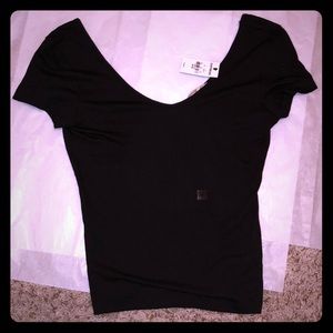 Express Scoop Neck Crop Top